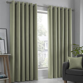 Fusion Strata Green Eyelet Curtains Fusion Strata Green Eyelet Curtains